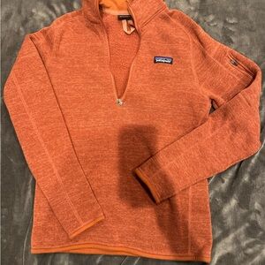 Patagonia Women’s Burnt Orange Better Sweater Quarter Zip